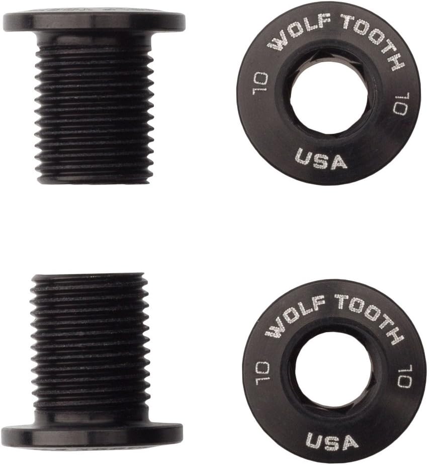 Set of 4 Chainring Bolts for M8 Threaded chainrings (10 mm Long)