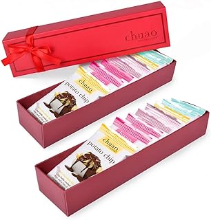 Chuao Chocolatier Milk Chocolate Mini Gift Box | Gourmet Chocolate Assorted Bars European No Preservatives | For Gift Baskets, Christmas, Valentines Day, Birthday, Thank You, Care Package | 16 Pieces