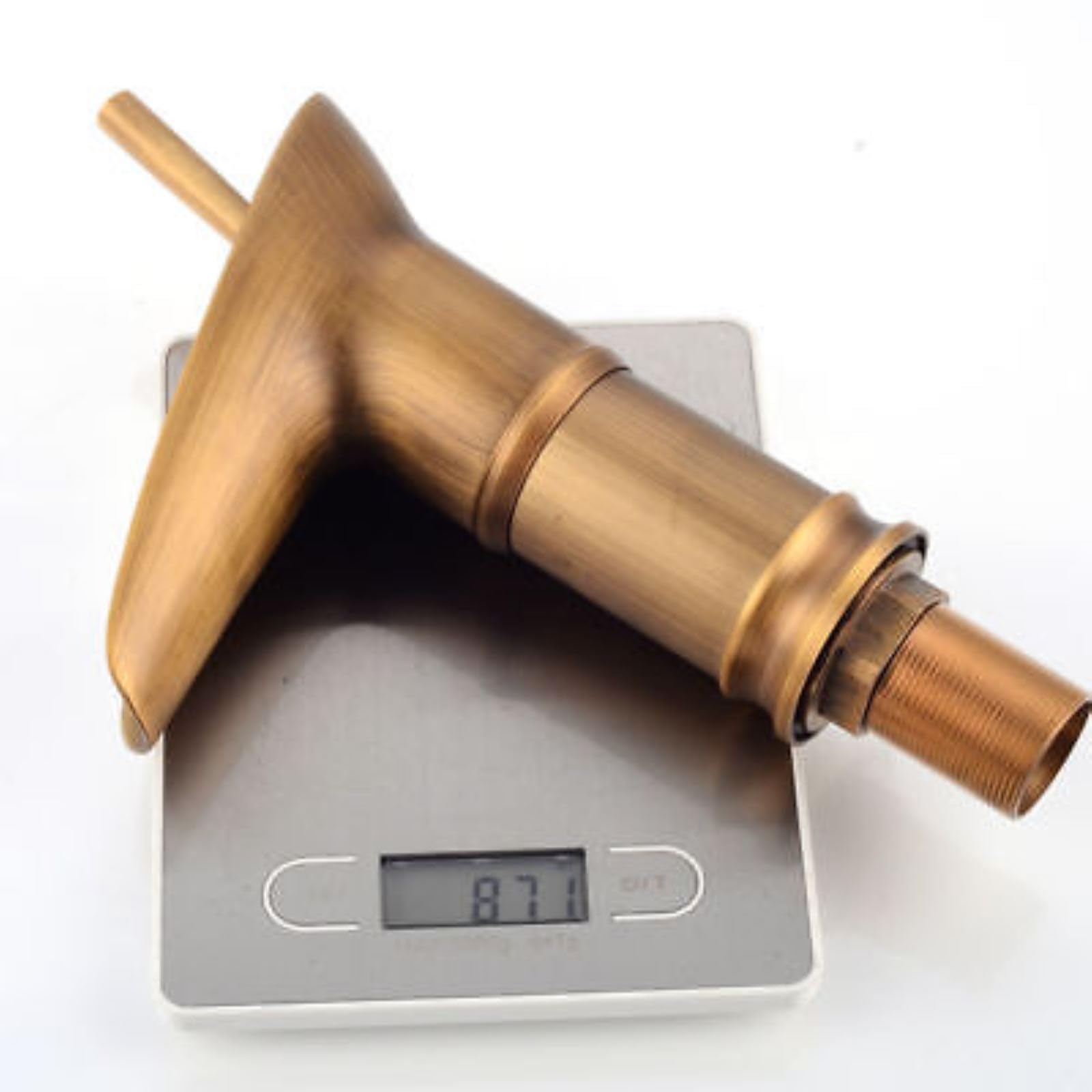 Mitigeur de lavabo cascade vintage en laiton pour salle de bain et cuisine