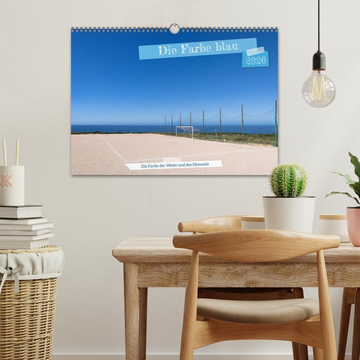 Die Farbe blau - Die Farbe der Weite und des Himmels (Wandkalender 2026 DIN A3 quer), CALVENDO Monatskalender: Die beruhigende und entspannende ... eine positive und entspannte Atmosphäre.