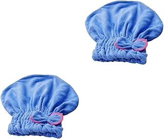 FOMIYES 2Pcs Laços De Cabelo Touca De Banho Para Laços De Cabelo Bandanas Envoltório De Cabelo Para Mulheres Toalha De Secagem Rápida Touca De Secagem Rápida Touca De Microfibra Touca De
