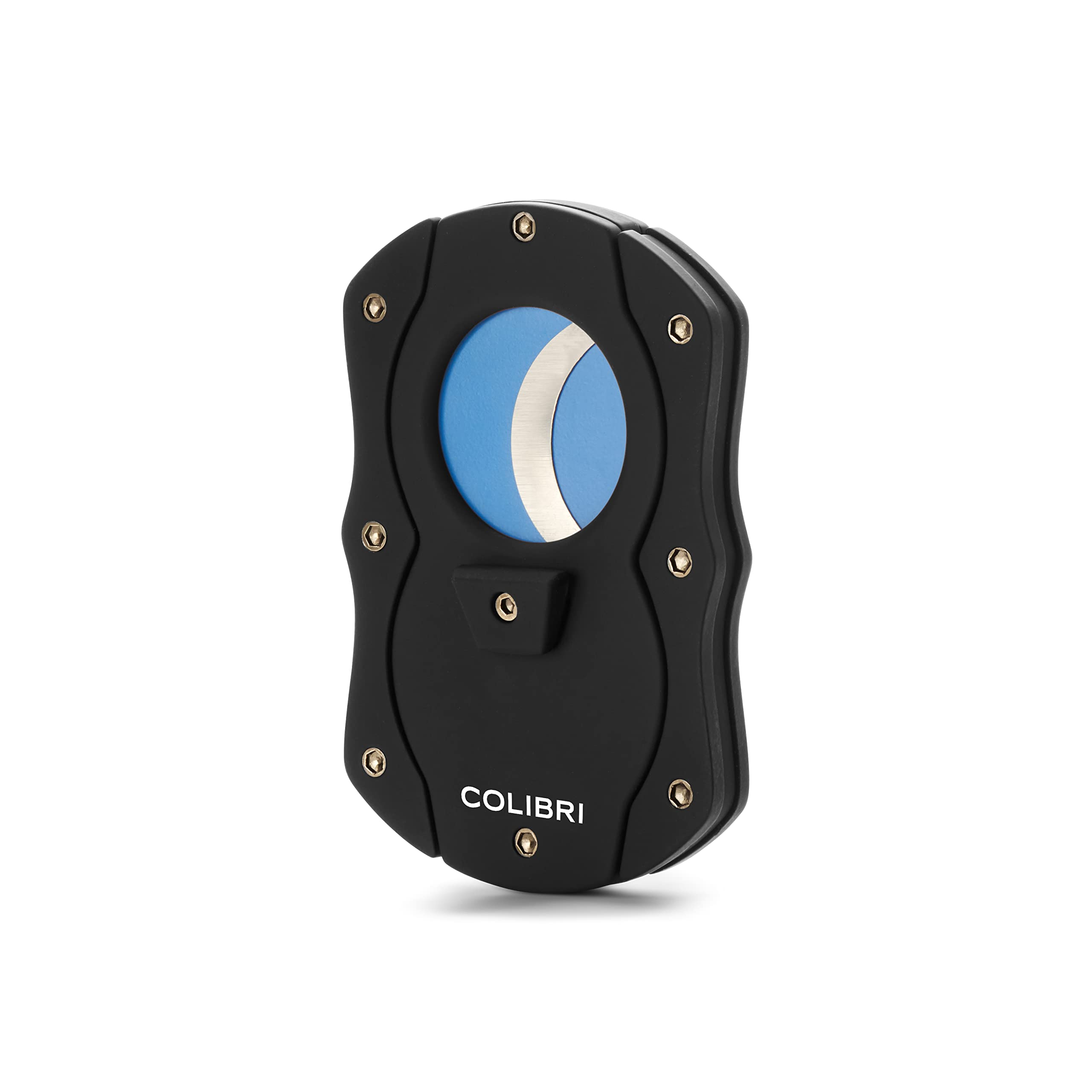 Coupe-cigares Colibri Cut double guillotine bleu et noir en coffret