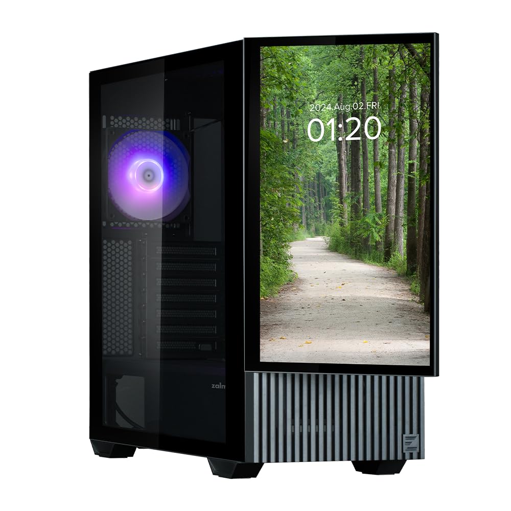 Zalman Z10 DS - Custodia per PC con schermo da 15,6", colore: Nero