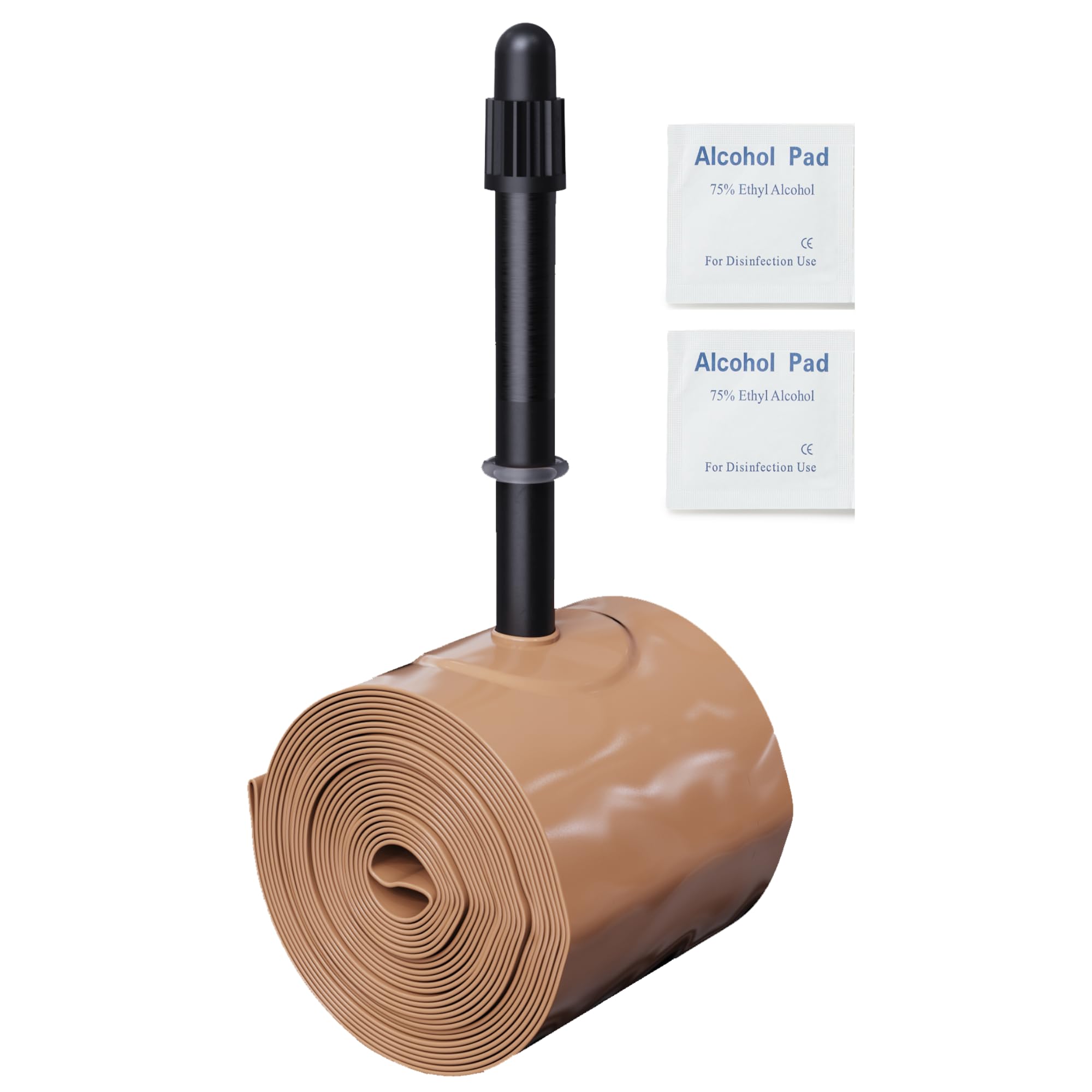WTB NanoAir TPU Tube | 700 x 32-47 mm Gravel/CX | 60% lighter and 3 times smaller than traditional inner tubes | 48mm Presta valve | Includes two specific TPU patches