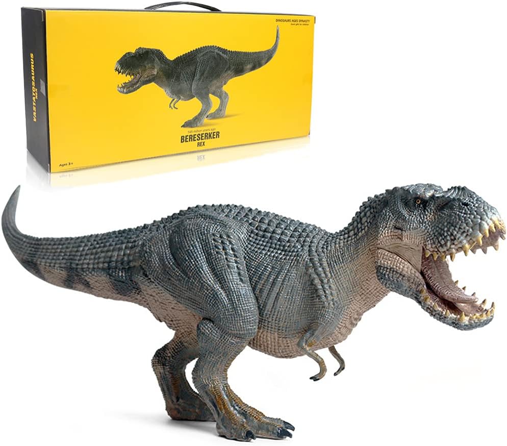 EOIVSH Dinosaur Toy Vastatosaurus Rex with Movable Jaw, Realistic Dinosaur Action Figure Vrex Toy Plastic Educational Animal Model Figurine for Collection Gift, Birthday Gifts, Party Favor