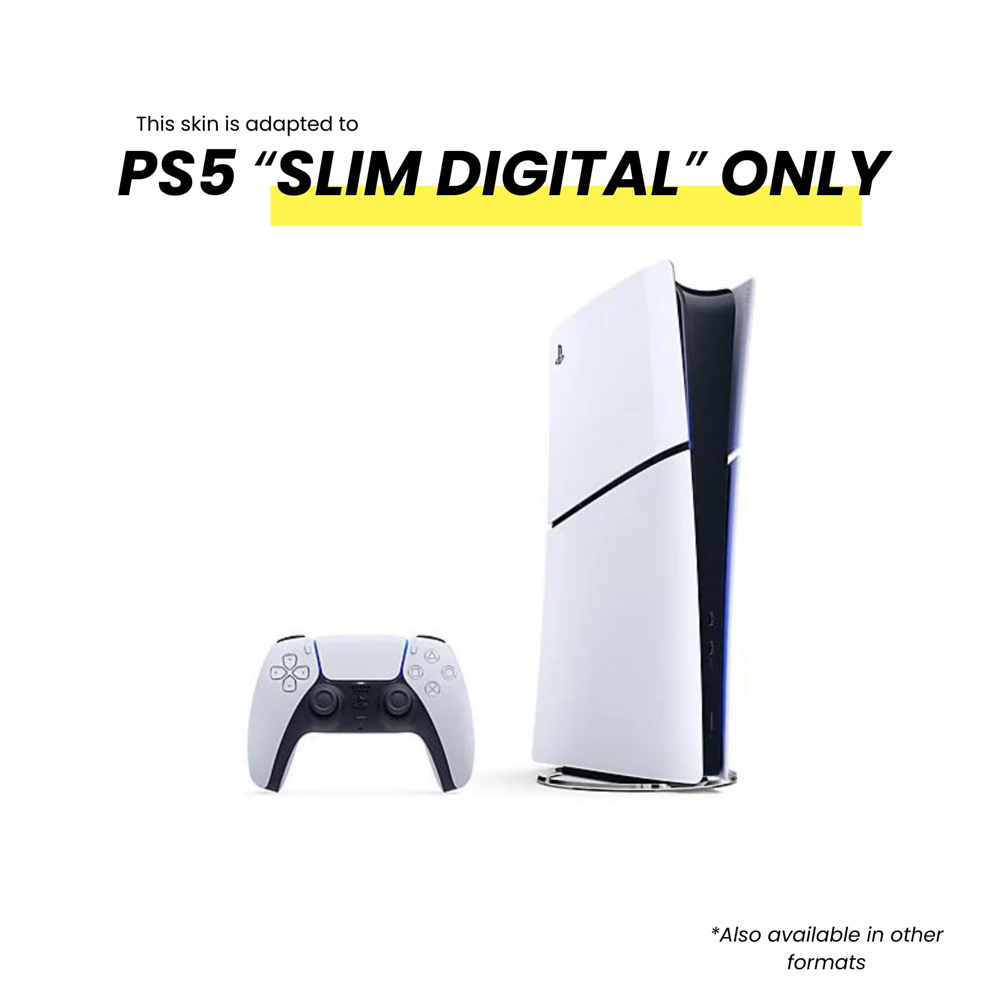 Sticker PS 5 Cercle d'Elden, Autocollant PS 5, Console et Manette, Edition Slim Digital, Skin MALENIA (2 Manettes)