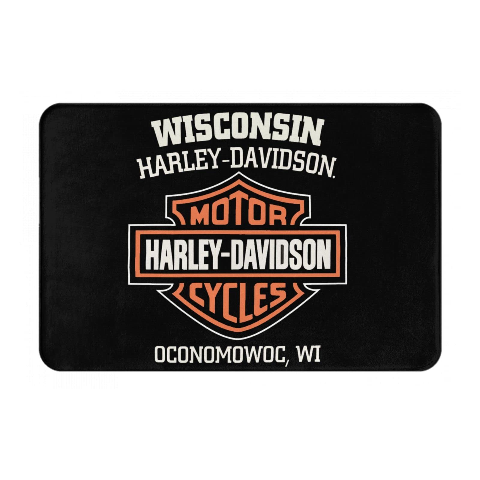 Amazon | ハーレーダビッドソン 玄関マット 屋外 室内 屋内 ドアマット