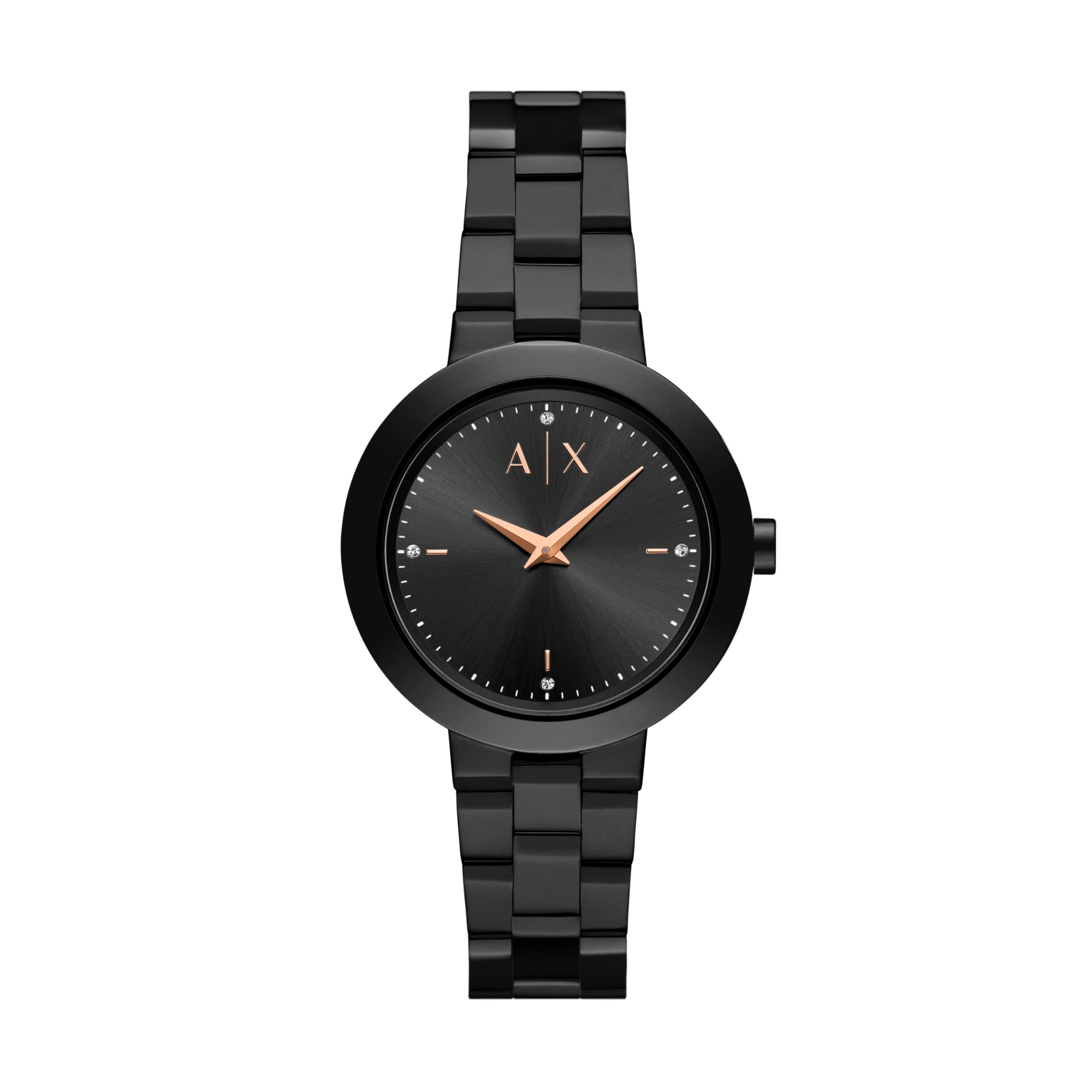 Armani Exchange Stainless Steel Analog Black Dial Womens Watch-Ax5173, Band Color:Black (B0D852LP66) Amazon Price History, Amazon Price Tracker
