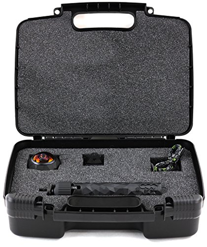 Storage Organizer - Compatible with 360fly 360 4K Video Camera - Durable Carrying Case - Black