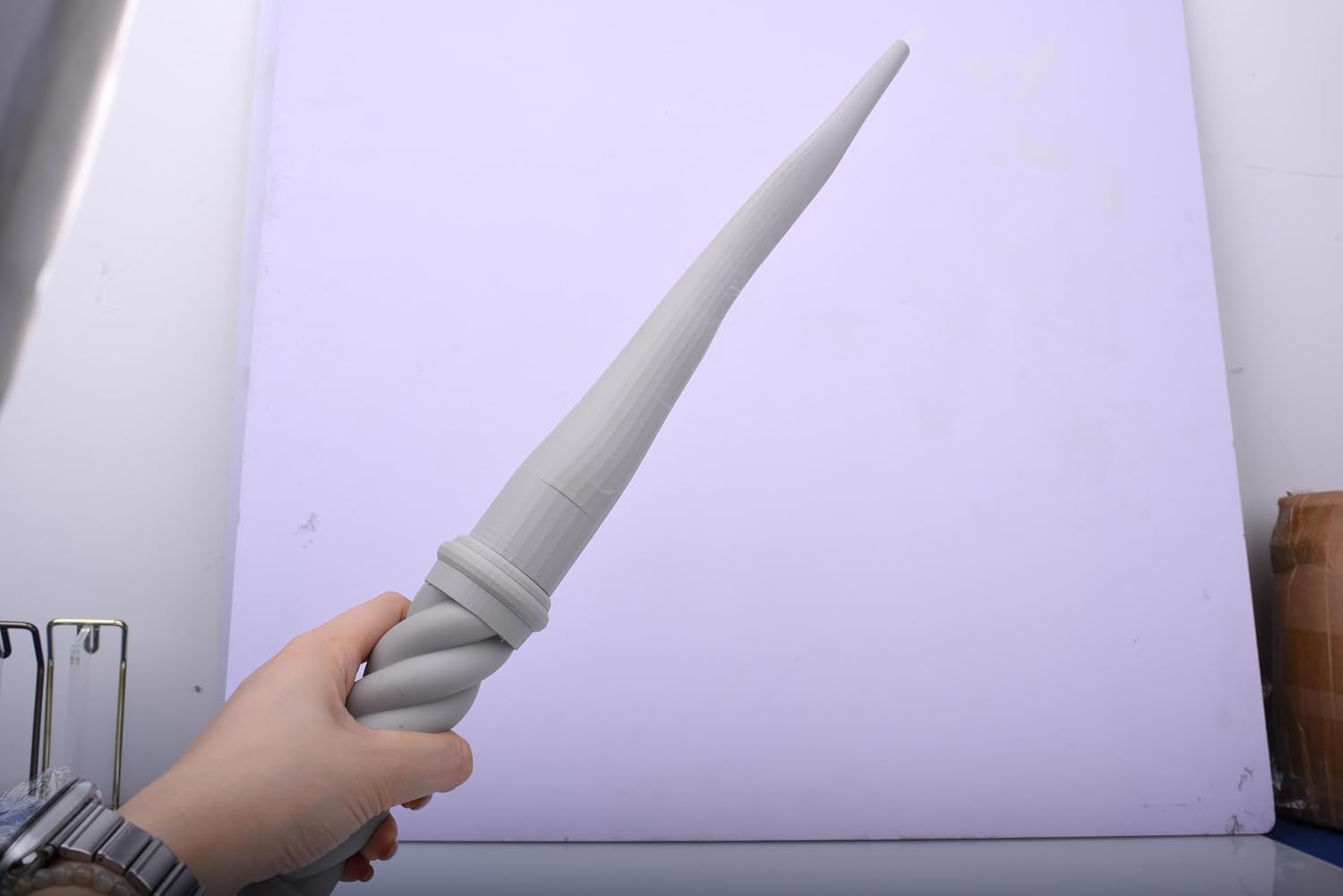 Wand Smoke Machine - A handheld, portable smoke generator for creating mysterious fog effects perfect for Halloween, cosplay, parties, and stage performances