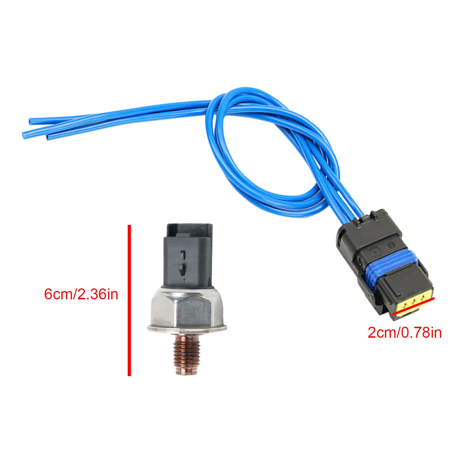 Kit di riparazione sensore pressione carburante Berlingo C1 C2 C3 C4 C5 107 1007 206 207 307 407 Jumpy Nemo X-sara Scud F0cus Fusion Galaxy Monde Qa-shqai 1920GW