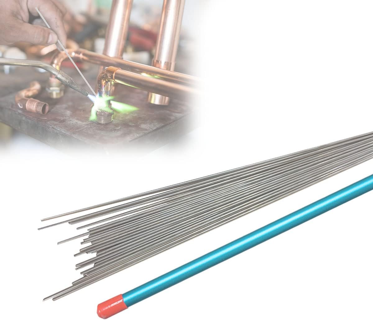 25 Sticks Cloud Fire Brazing Rods ，Silver Solder 15 ，9.84" x0.04