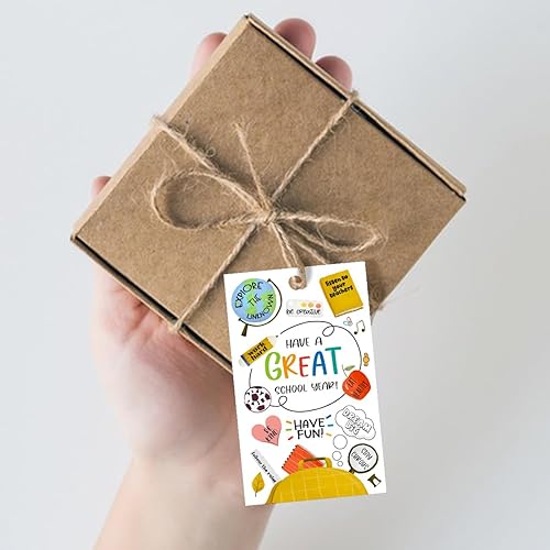 Vista 68 de Etiquetas divertidas para bolsas de regalo de regreso a clases, divertidas etiquetas de regalo para el primer día de escuela, etiquetas de regalo
