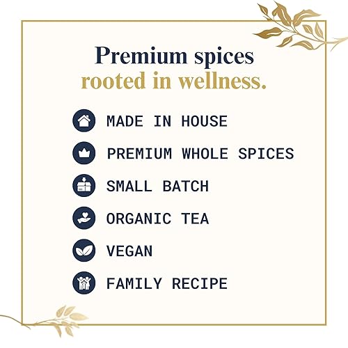 Miniatura 6 de The Chai Box Set de Té de Hojas Sueltas Más Vendido - Presentado en las Cosas Favoritas de Oprah  Caja de Regalo de Té Chai Con Cafeína de 3 Sabores