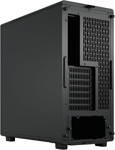 Fractal Design Epoch Black Solid - Boîtier pc Gaming à Flux d'air élevé - Trois Ventilateurs Momentum 12 Inclus - Intérieur spacieux - Prise en Charge ATX/mATX/ITX - 5