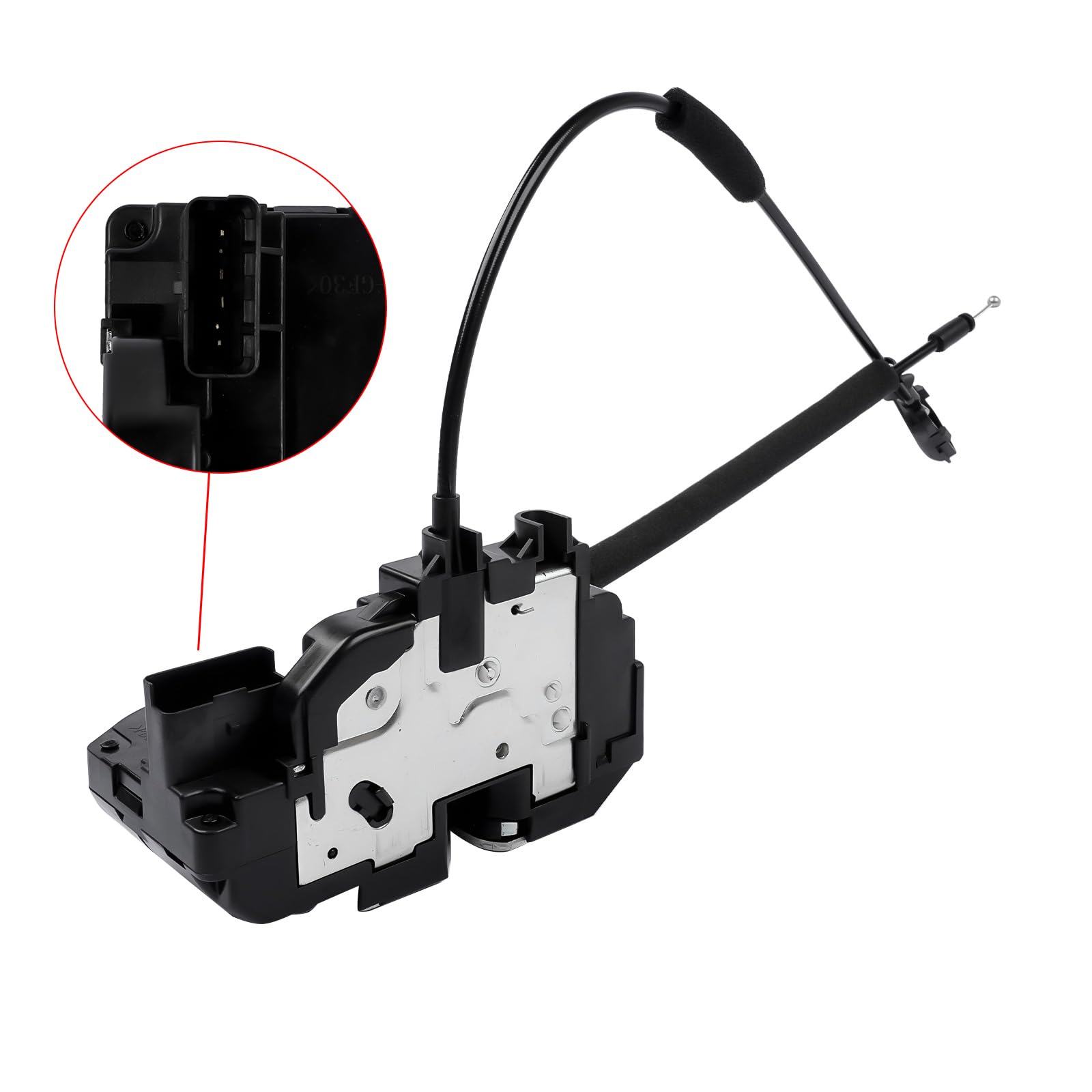 Attuatore serratura porta anteriore destra con 6 perni di ricambio per NV400 Master III Movano B 2.3 dCi 80502-00Q0K 80502-00Q1H 82502-00Q0D 4419257 4421454 93197290 805020009R
