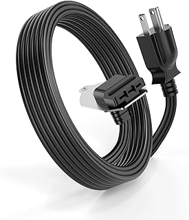 VHBW EZ Connect Power Cord for InSinkErator Garbage Disposal, 4FT Plug-in Cable Compatible with EZ Connect Power & Advanced Series Continuous Feed Models, Works with Air Switch Kit (CRD-EZ)