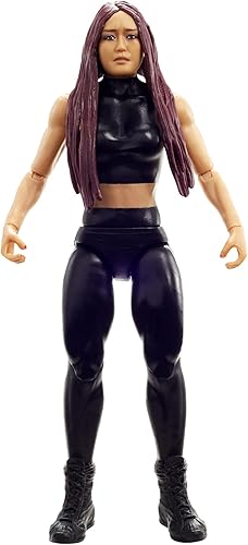 WWE Io Sharai - Figura de acción de la serie 124, figura de acción posable de 6 pulgadas, coleccionable para edades de 6 años en adelante