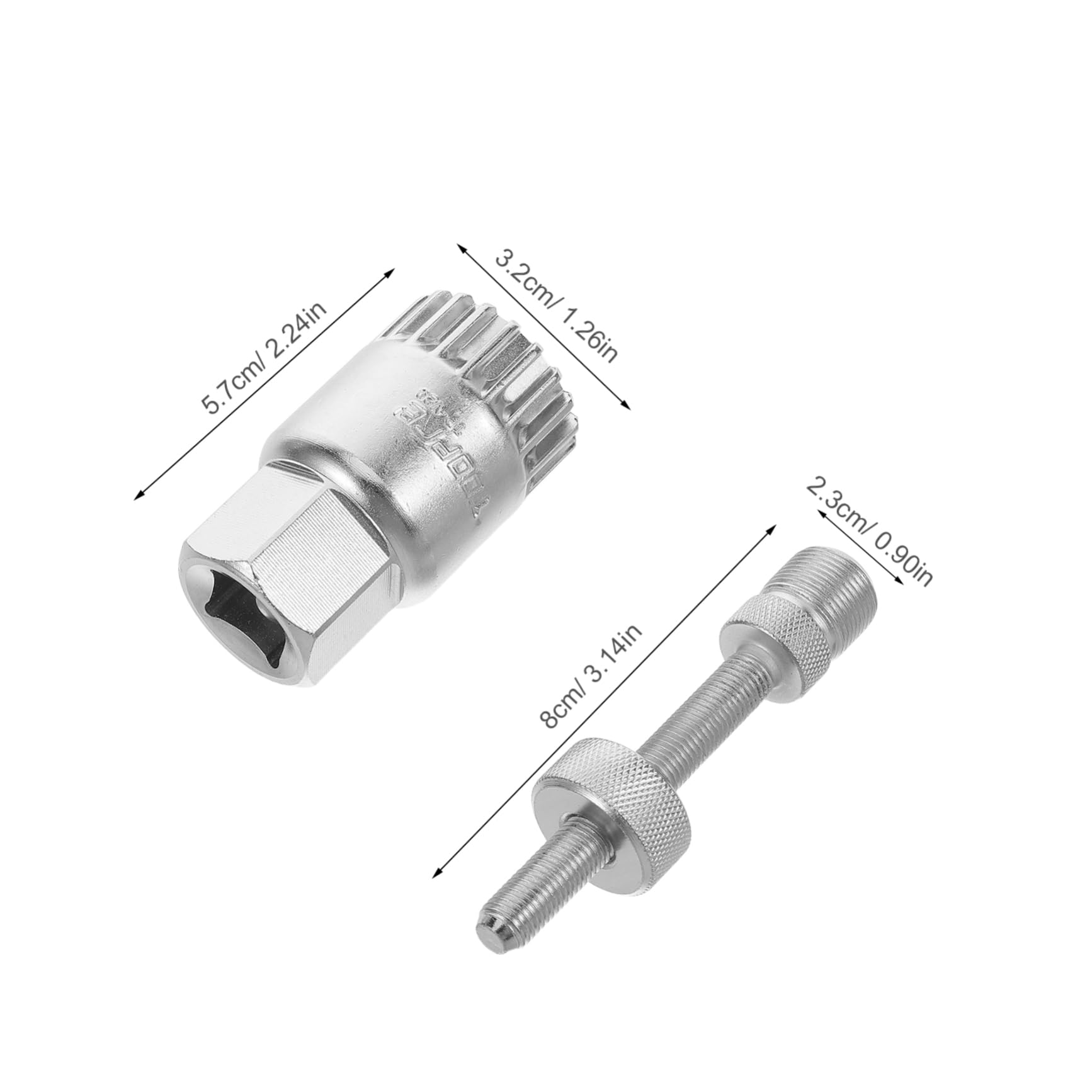 Hemoton 1Set Multifunctional Bicycle Bottom Bracket Removal Tool Durable Spline Sleeve Wrench with Drop Feature for Effortless Mountain Bike Repair and Installation
