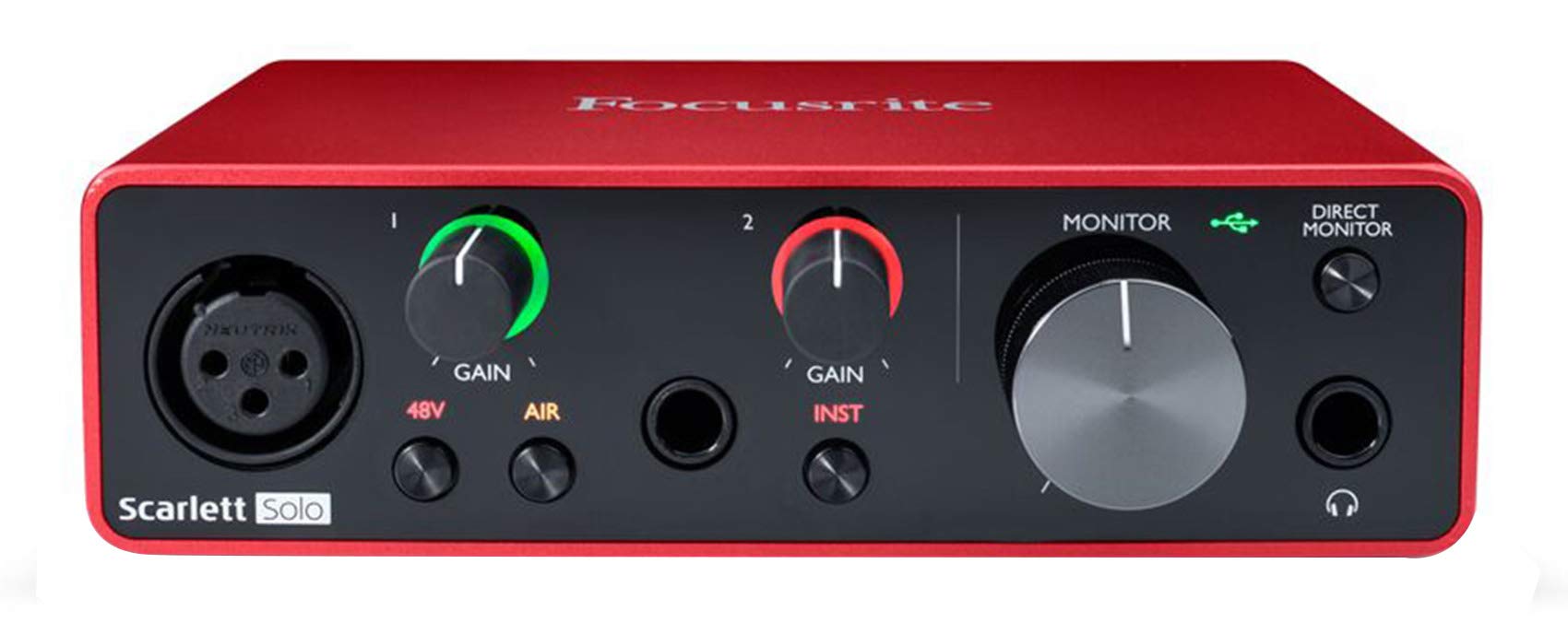 Focusrite SCARLETT SOLO 3rd Gen 192kHz USB Audio Interface w