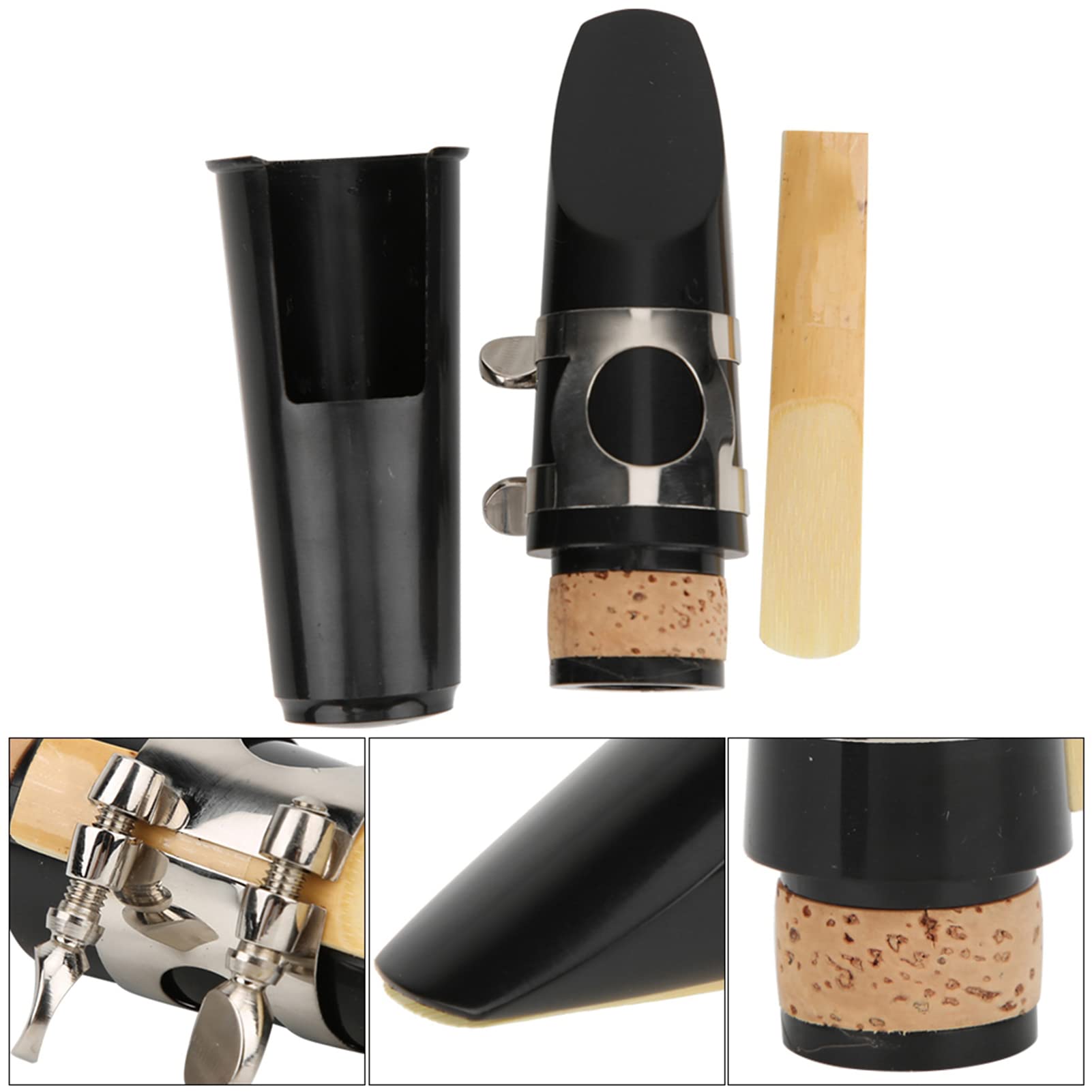 Bocchino per Clarinetto Testata per Clarinetto in Plastica ABS con Ancia per Suonatori di Clarinetto e Amanti della Musica