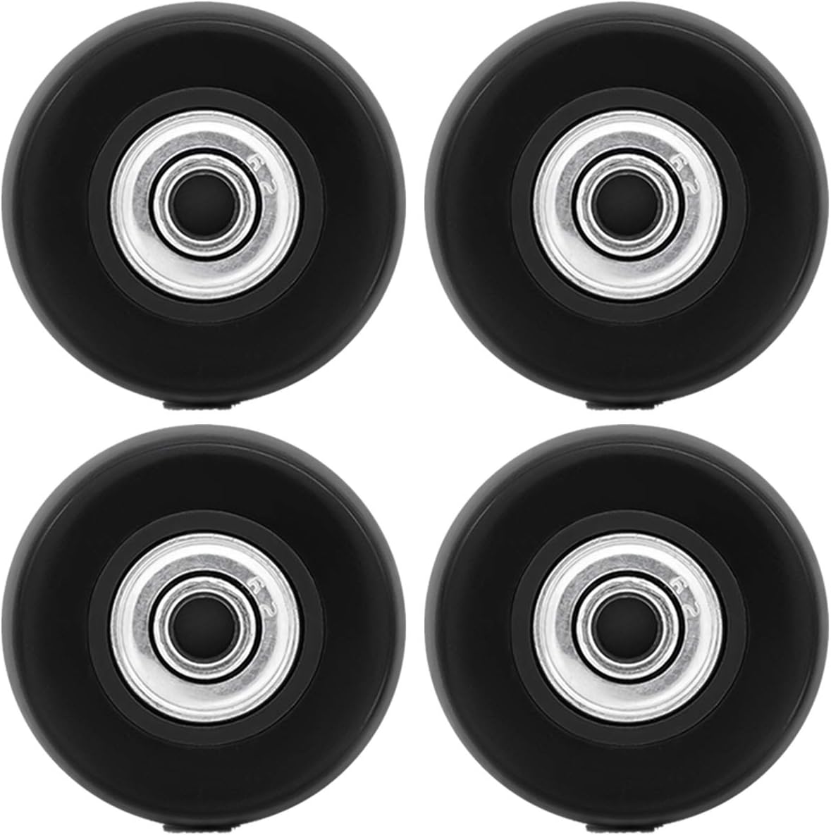 4pcs/Set Good Elastic PU Rubber Wheel for Replacement