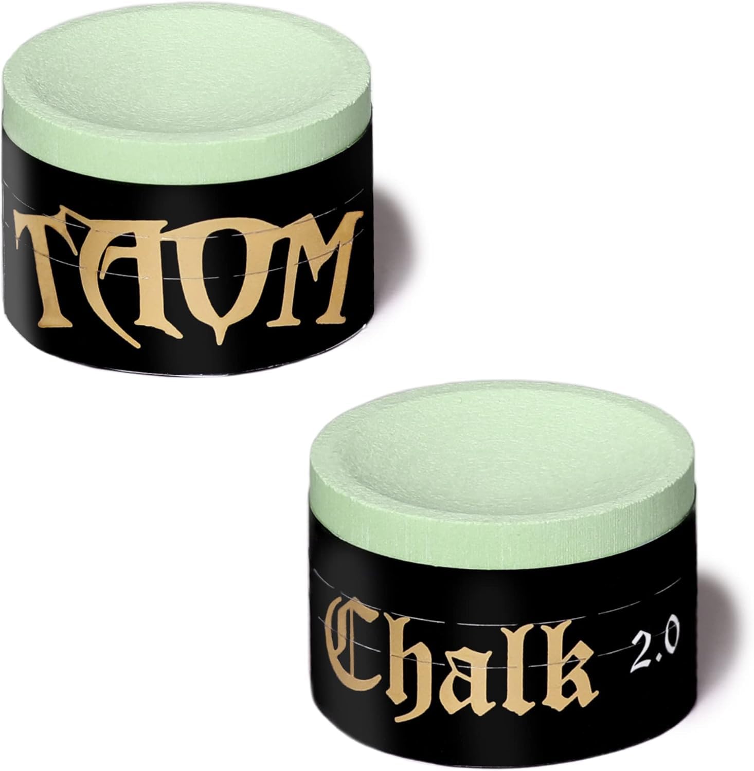 TAOM Tips Snooker And Pool chalks - Green And White Colours
