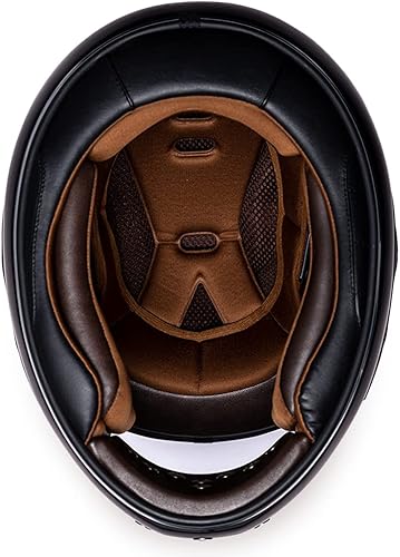 Miniatura 6 de Daytona Helmets - Casco de motocicleta retro de cara completa, aprobado por DOT, casco de motocicleta vintage para motocicletas, cruceros, scooters