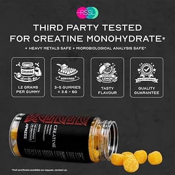 Creatine Gummies Monohydrate – Powder & Tablet Alternative | 3000mg
