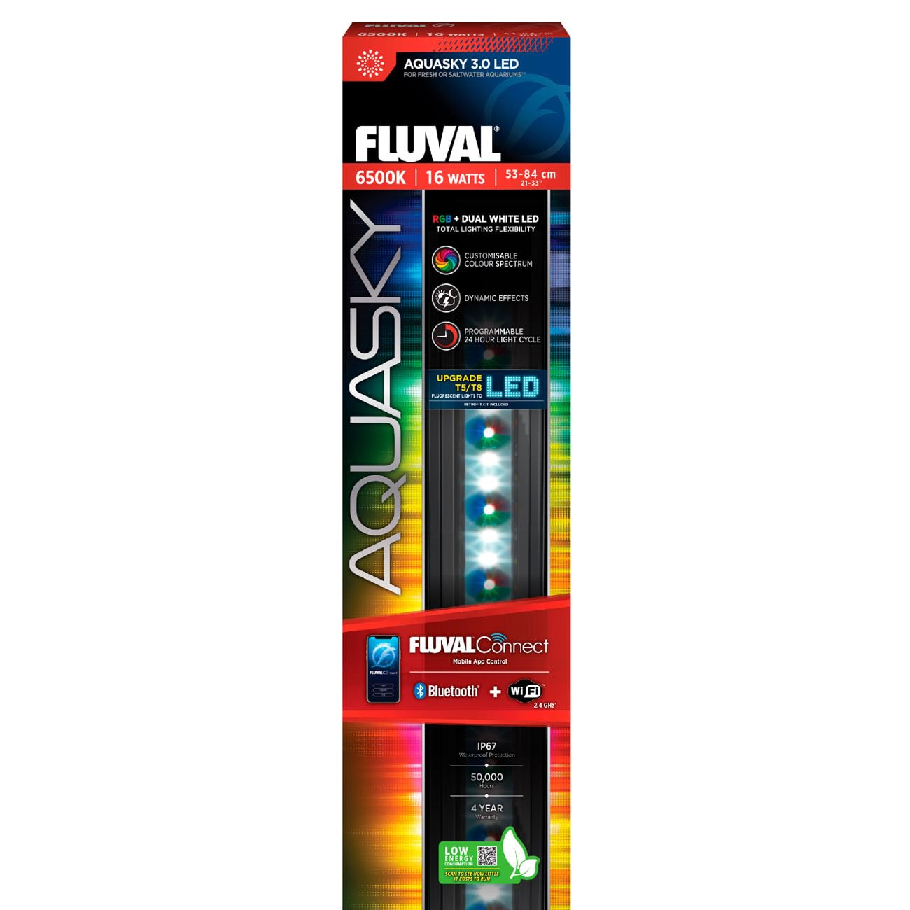 Fluval AquaSky LED 3.0 16W, 53-84,4cm