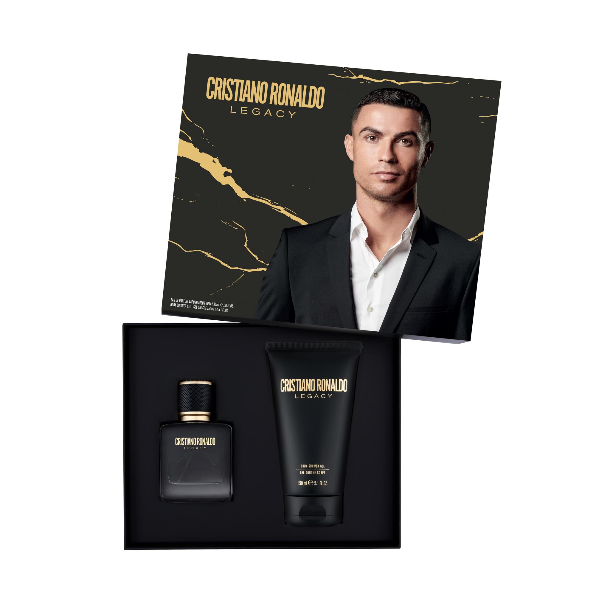 Cristiano Ronaldo CR7 Legacy Geschenkset Eau de Parfum 30 ml + Shower Gel 150 ml Herren Parfum Set
