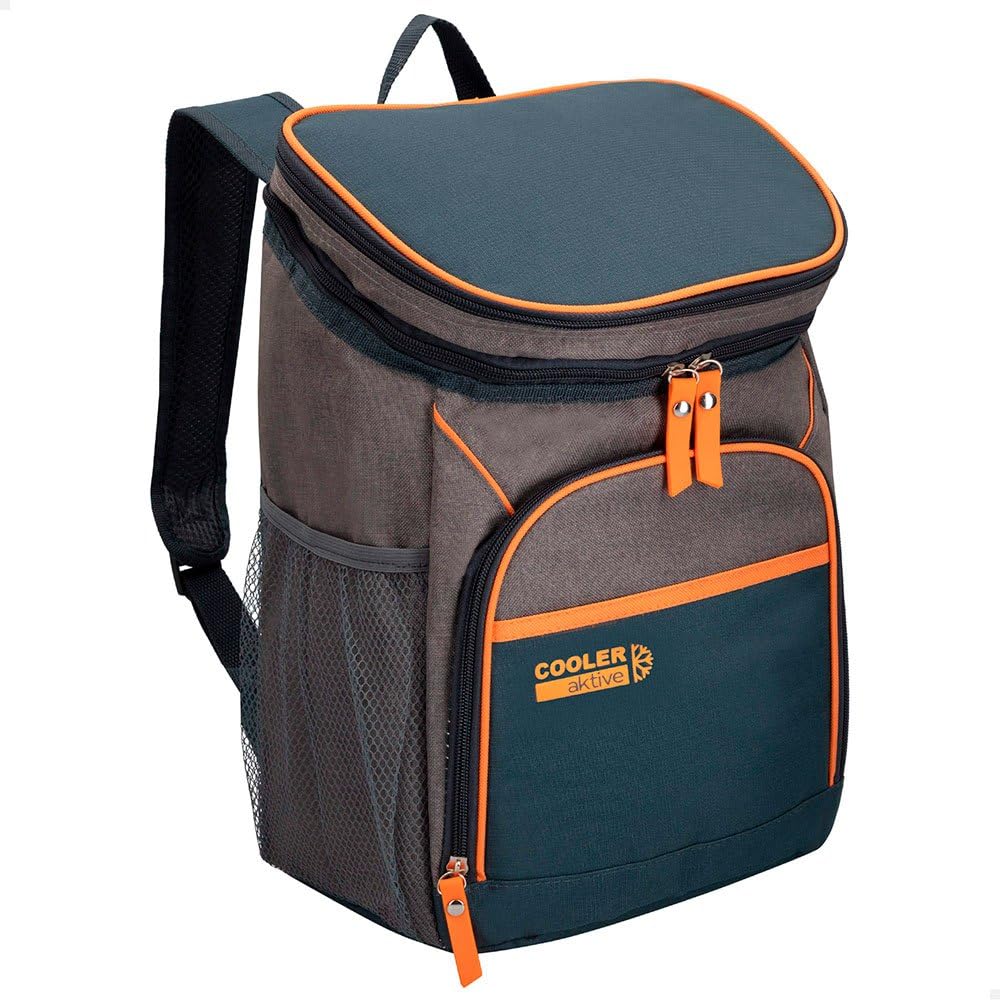 Nevera Portátil Blanda Aktive 20L | Aislamiento Térmico | Libre De CFC Y AZO | Con Bandolera | 32x23x28 Cm