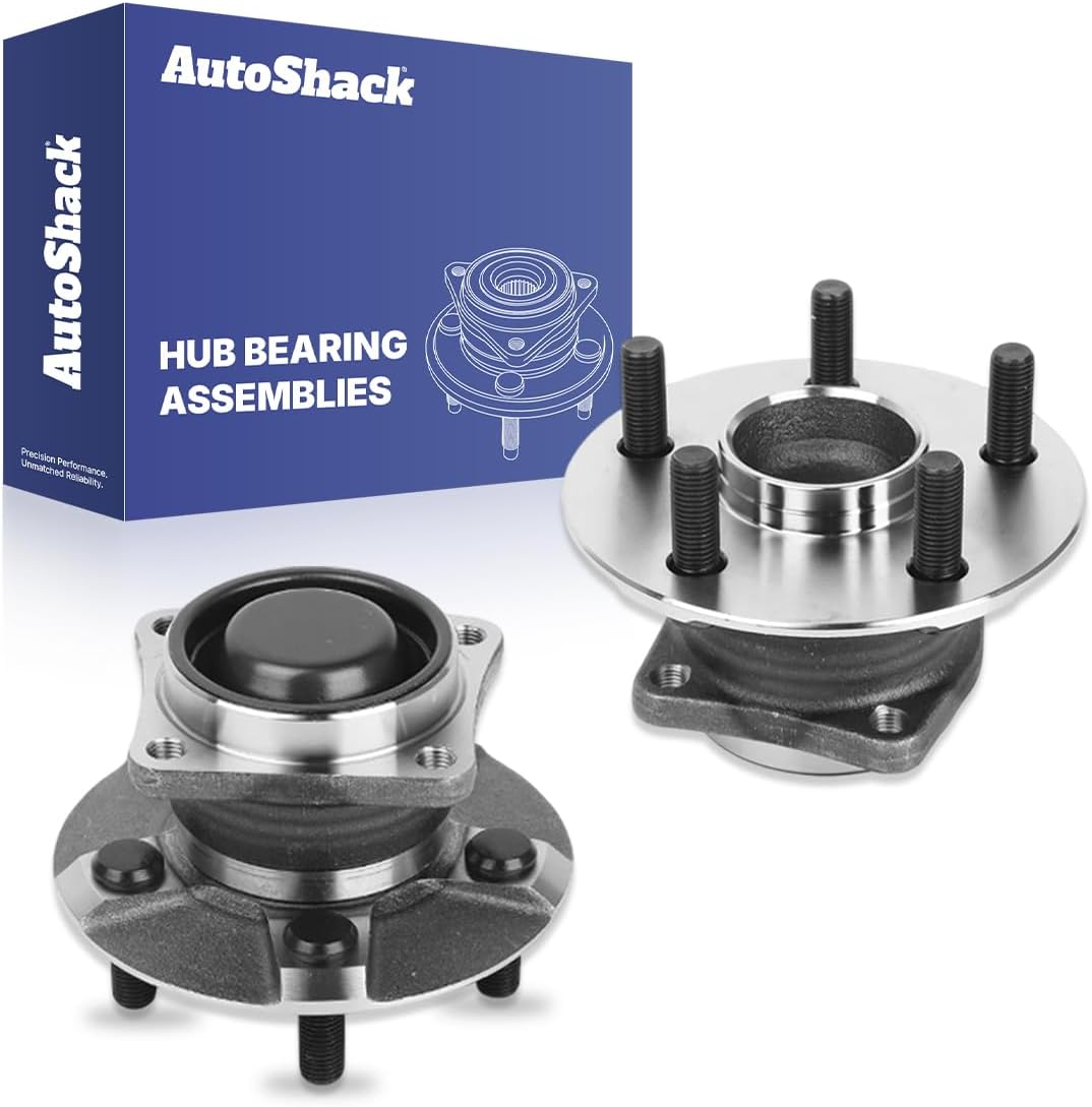AutoShack Rear Wheel Hub Bearing Assemblies Left & Right Without ABS Replacement for 2003-2008 Toyota Corolla 2003-2008 Toyota Matrix 2003-2008 Pontiac Vibe 2-PC Set