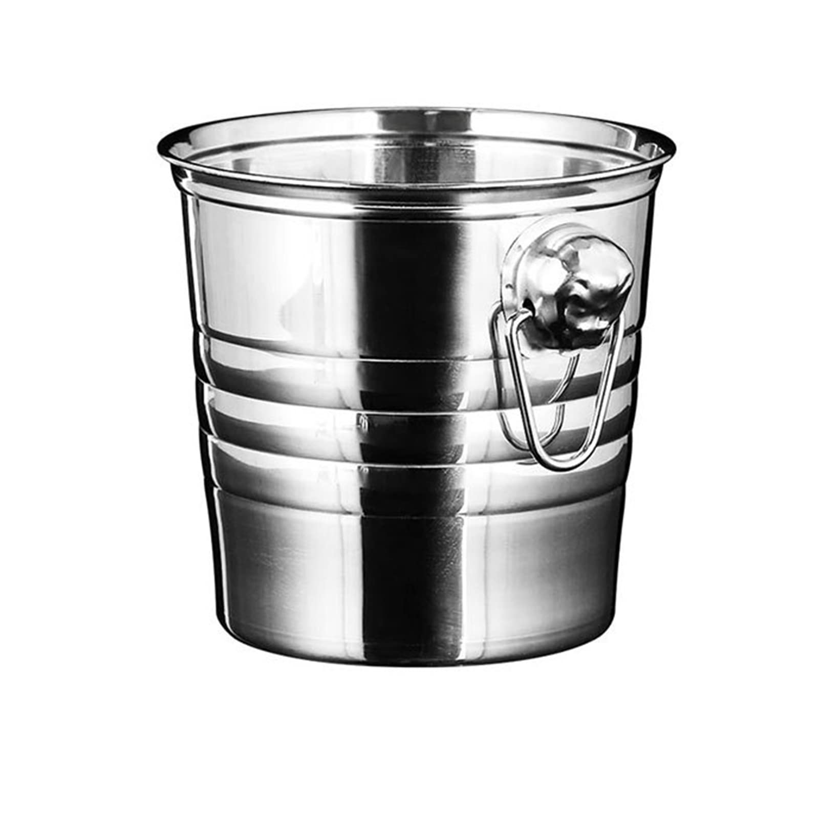 MALSSE Champagne Cooler Portable Party Club Ice Bucket Container Home Home Wine Lover Entertain with Ease Ice Buckets