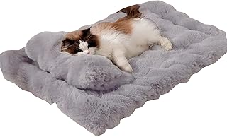 Cesta plana para gatos - Colchón antideslizante cálido suave para mascotas | Colchón de dormir calefactor para gatos - Para cachorros grandes y medianos, cachorros, interior o hogar, sofá, suelo, caja