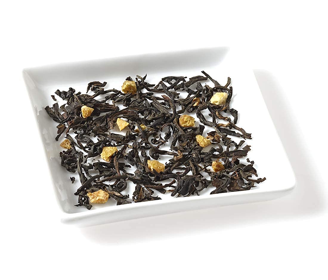 Golden Moon Tea Organic Tippy Earl Grey Black Tea - Real Bergamot Peels & Extract - Loose Leaf, Non-GMO - 1 Pound (192 Servings)
