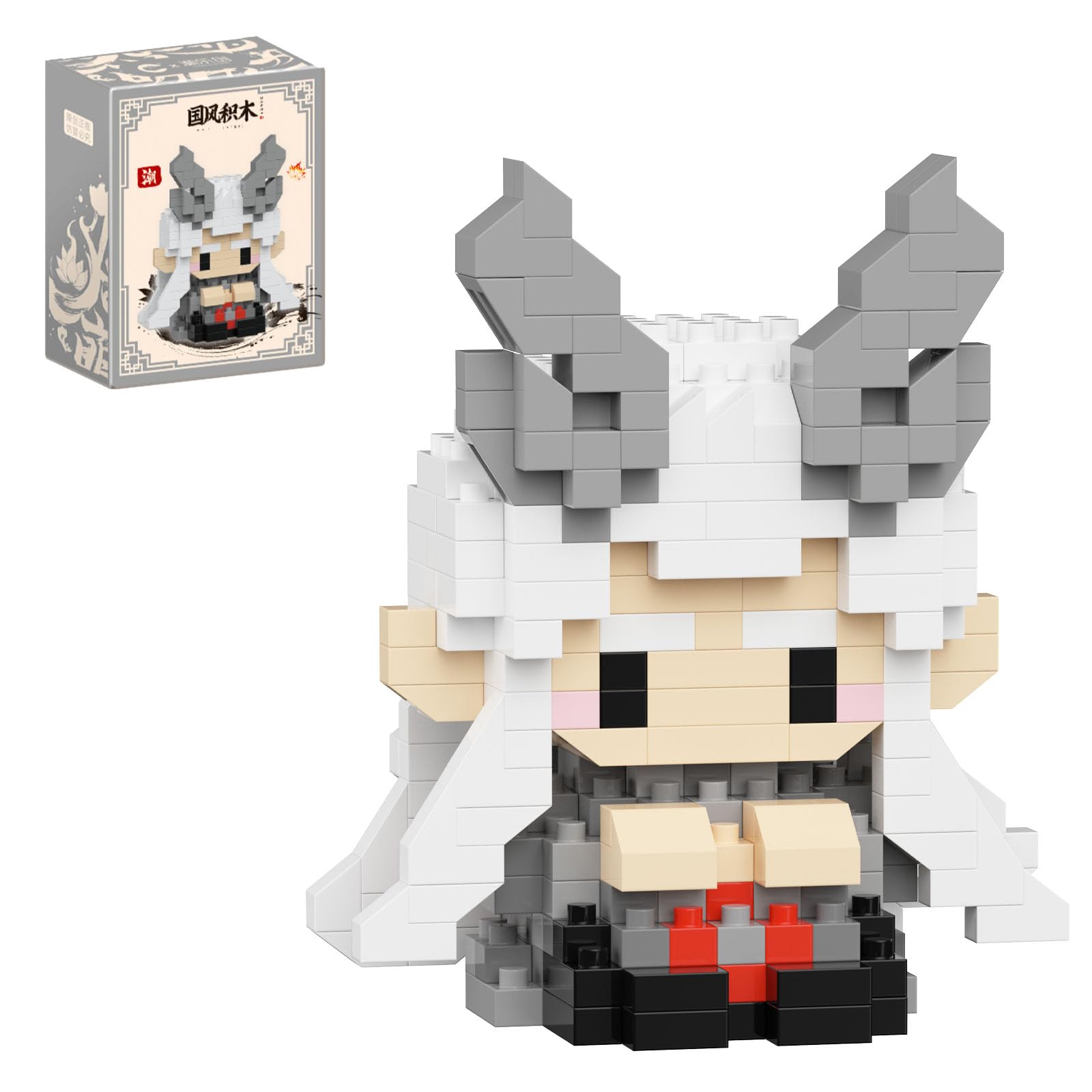 Amazon.com: Vilbocr Nezha Ao Bing Series Mini Blocks Toy,Cute