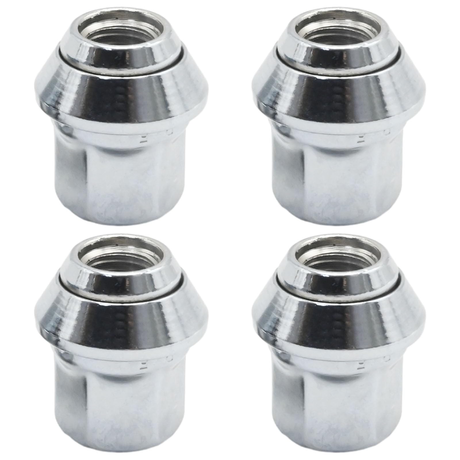Set di 4 dadi per cerchi in lega, dadi di ricambio per Ford Fiesta Focus C-Max Fusion Mondeo Transit Connect Kuga KA Escort di ricambio per Volvo S40 V50 V40 C30 C70