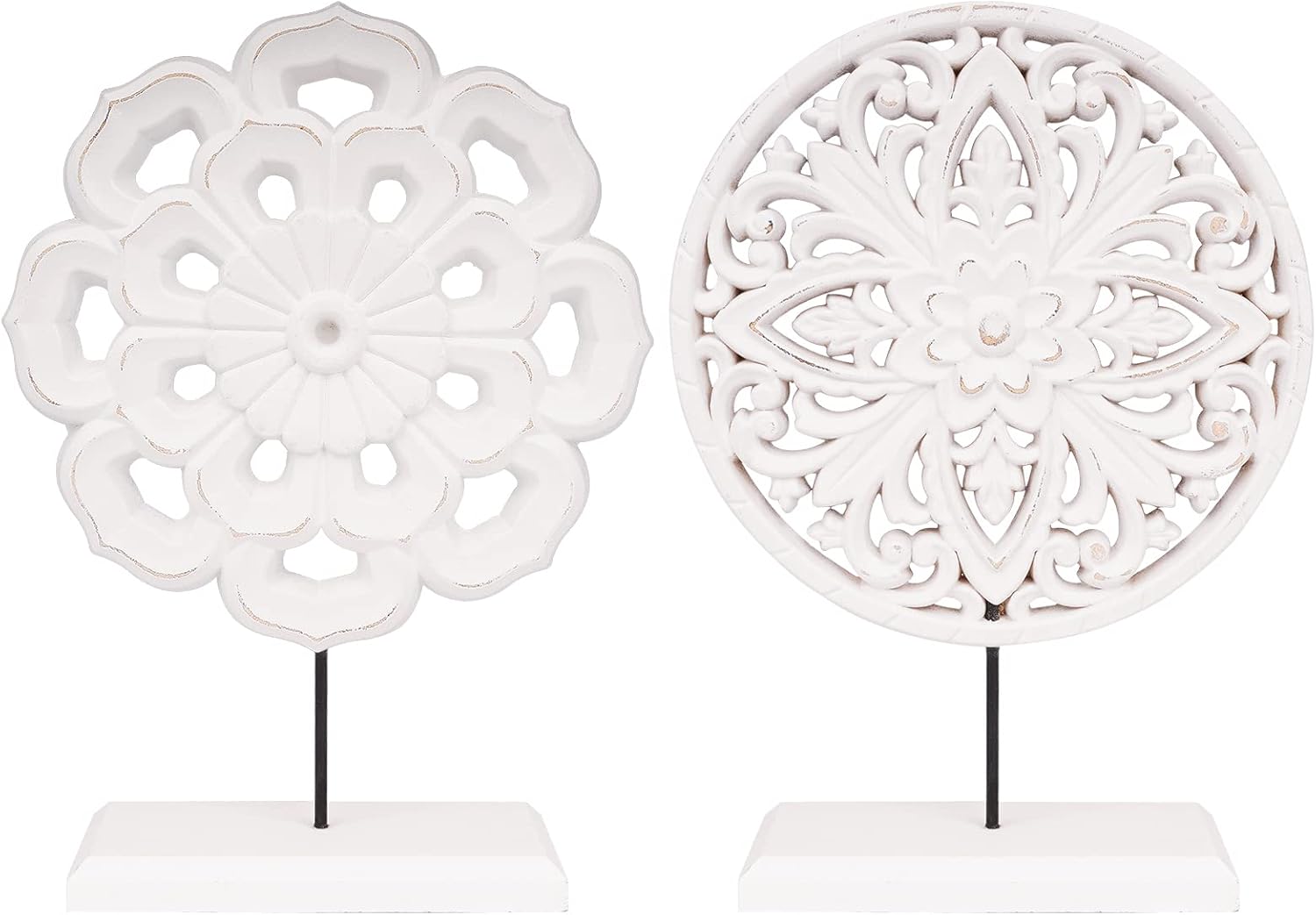 Cutout Flower Medallion Decor