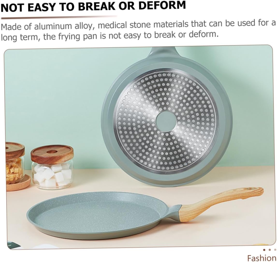 IMIKEYA 1pc Flat Bottom Pancake Pot Nonstick Japanese Omelette Pan Small Breakfast Pan