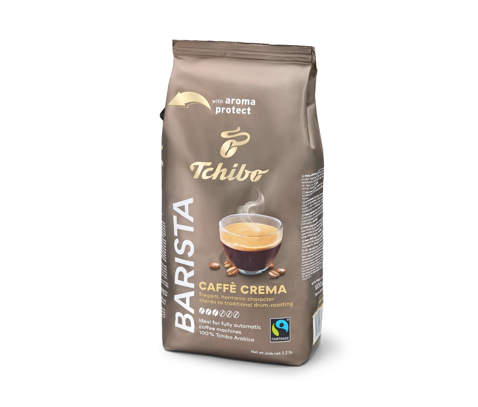 Tchibo Barista Caffè Crema café en grano 1 kilo