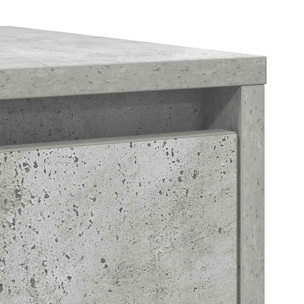 vidaXL Sideboard Betongrau 29,5x34x76 cm Holzwerkstoff