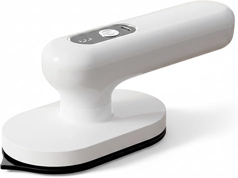 Cordless Mini Iron for Crafts & Clothes, Portable Mini Craft Iron with Fast 30-Second Heat Up, 90 Rotatable Handle for Flat & Vertical Ironing, Heat Press, for Crafts
