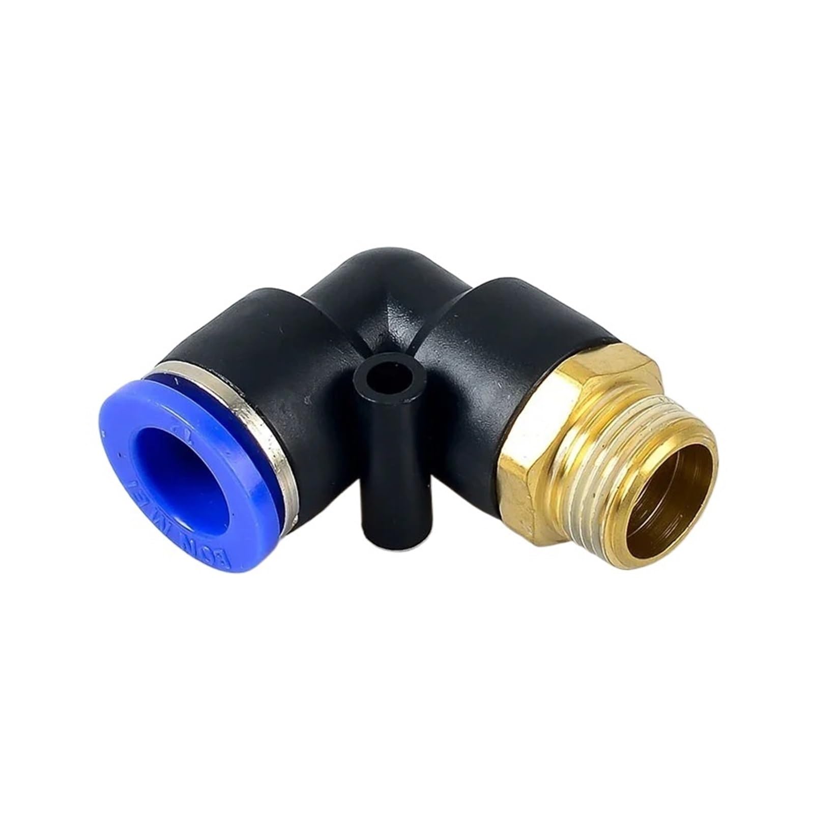 Qxyslhkc Men's Pl10-01 Pl Pneumatic Connector 4Mm-12Mm Hose Od 1/8 "1/4" 3/8 "1/2" Pneumatic Thread Tube Elbow Connector Tube Air Push In Mount(,50Pcs)