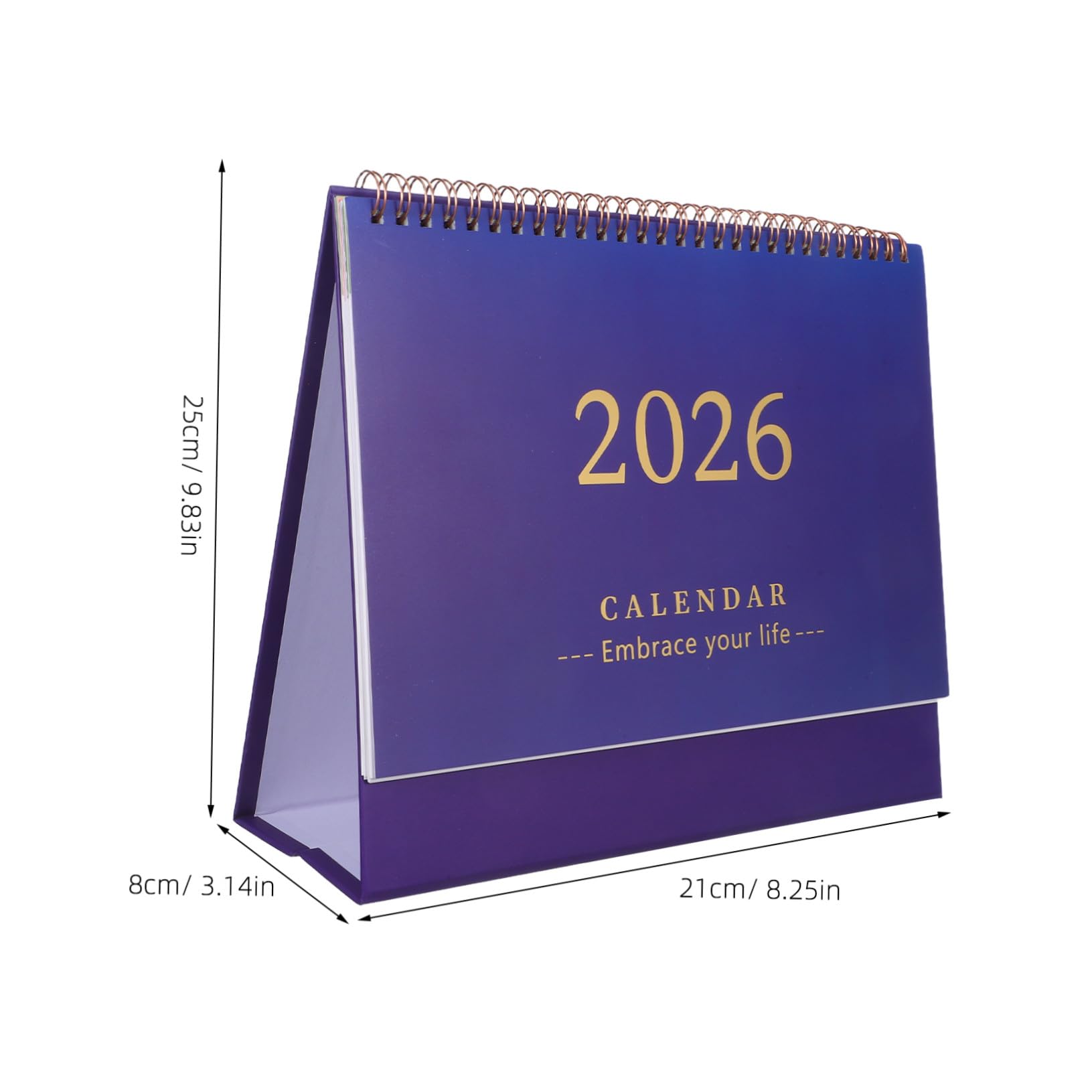 3 Pezzi Tavolo Flip Stand con Rilegatura Spirale Planner Mensile Minimalista per Organizzazione Giornaliera e Gestione Efficiente e Casa