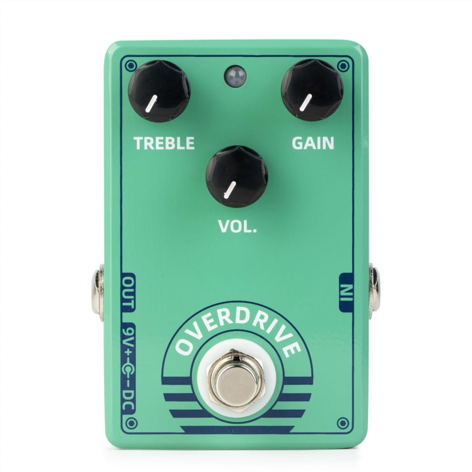 efekty gitarowe Overdrive Pedał Efektów Gitarowych True Bypass Części Do Gitary Elektrycznej Zielony
