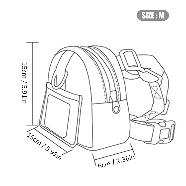 Foto 5 de 8 de Yusheng Mochila para perros - Mochila de senderismo para perros