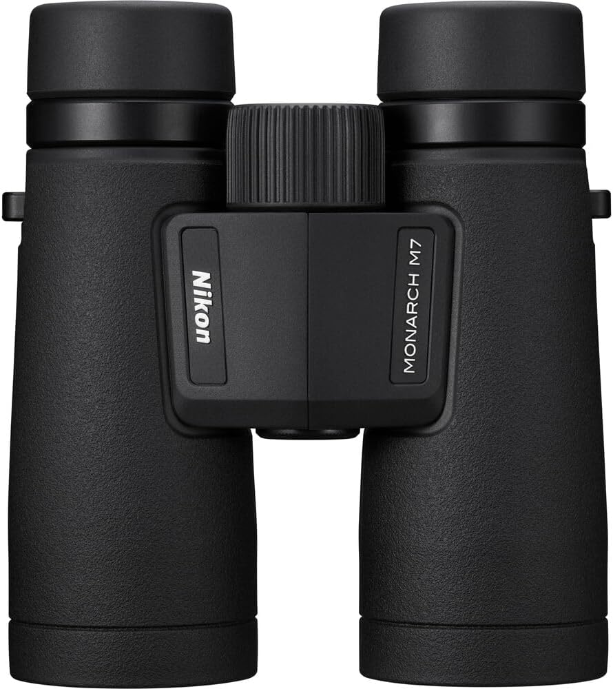 Nikon 10x42 Monarch M7 Roof Prism Waterproof, Fogproof Binoculars (16766) + Sling Backpack + Cleaning Kit + Lens Cap
