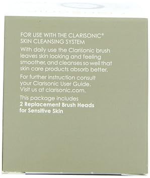 Clarisonic Dual Brush Head Pack, White Box