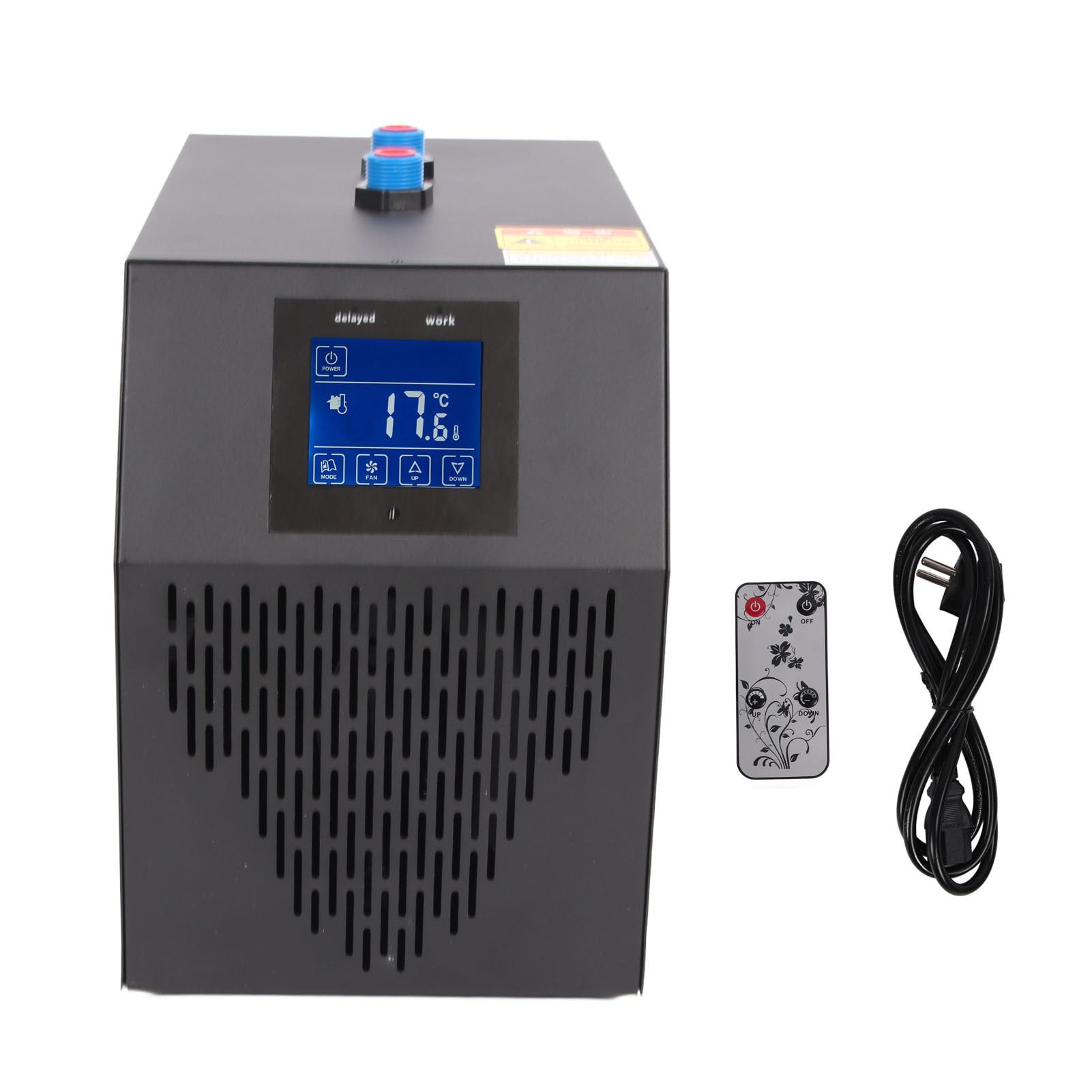 Bewinner Refroidisseur d'eau pour Aquarium avec Écran Tactile et Télécommande - 42 Gal, 1/10 HP, Faible Bruit, Système de Refroidissement pour Poissons